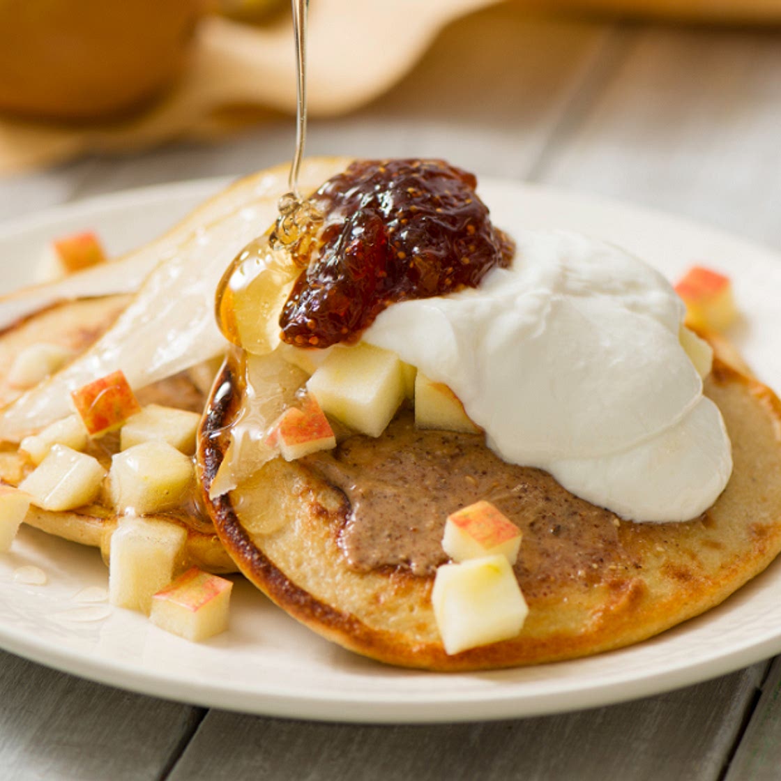 Crêpes aux bananes et à l'avoine