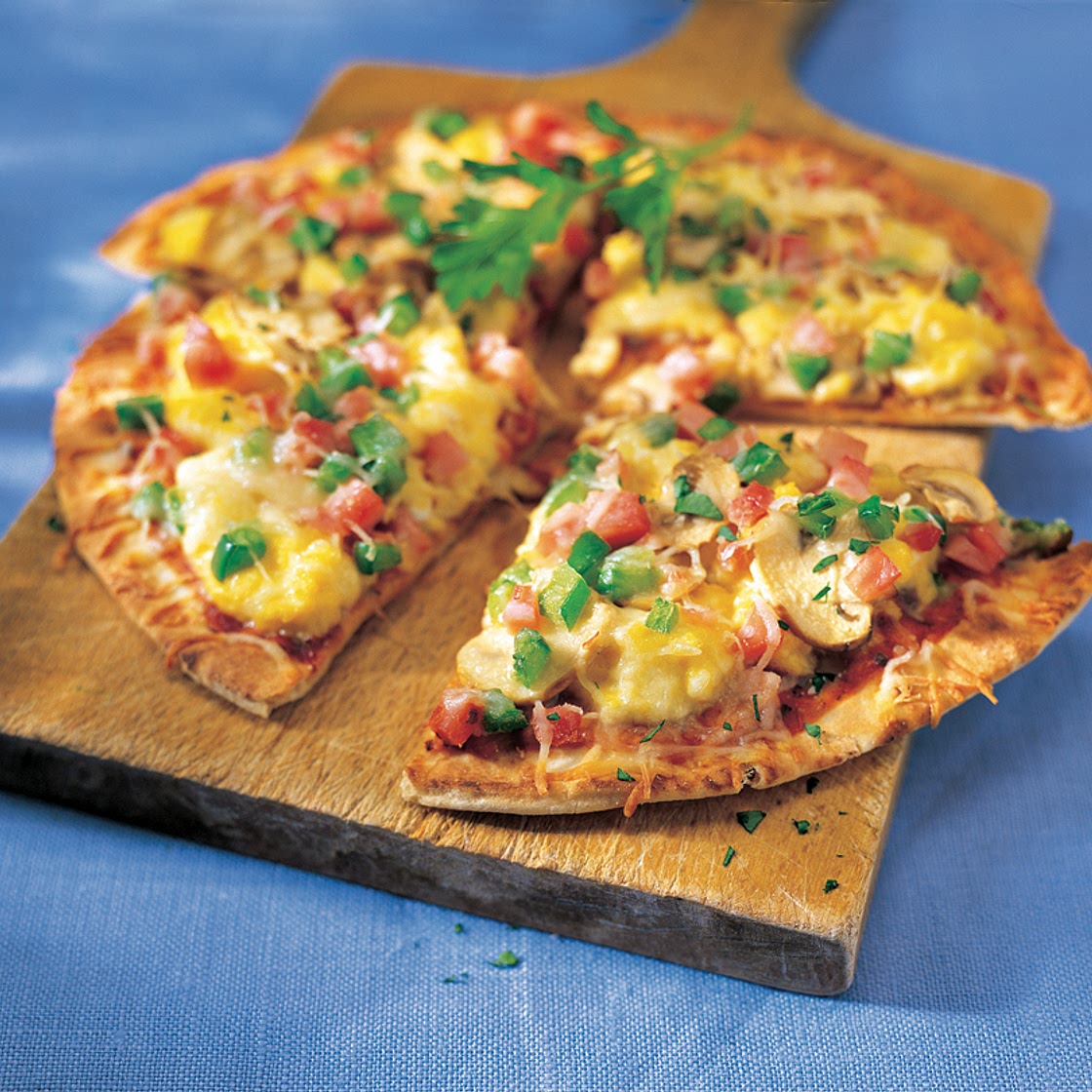 Pizza aux œufs