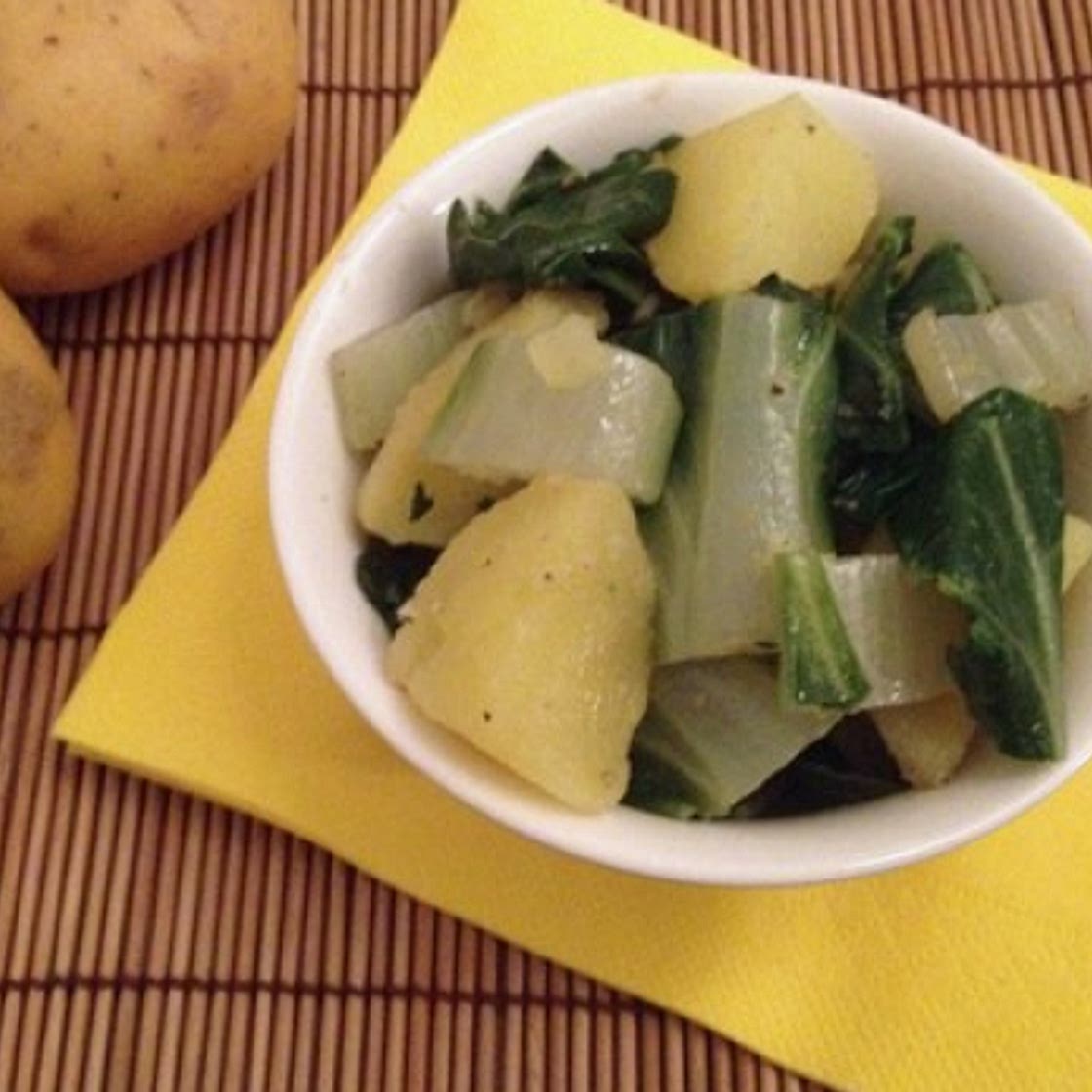 Mangold mit Kartoffeln