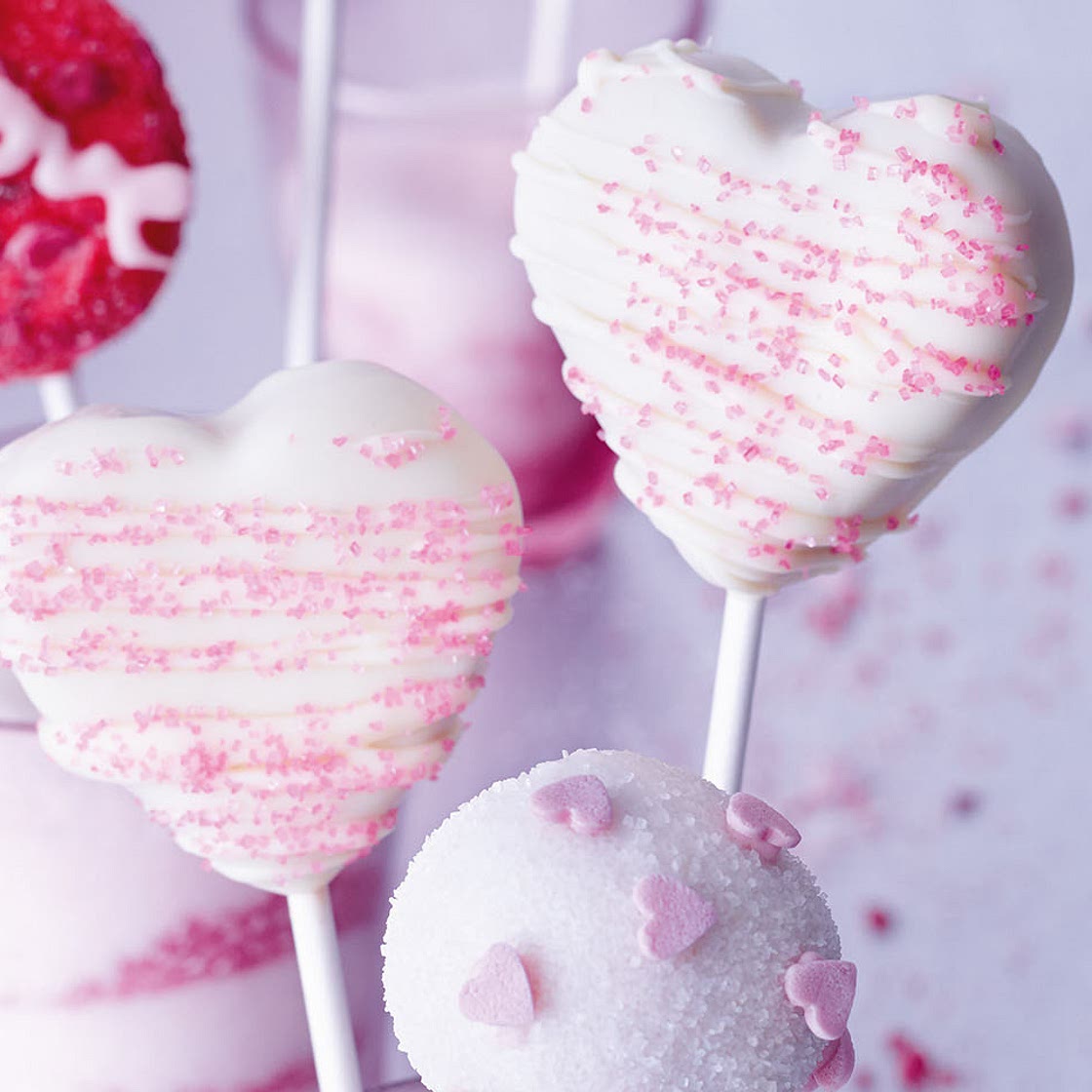 Zitronen- und Nougat- Cake Pops