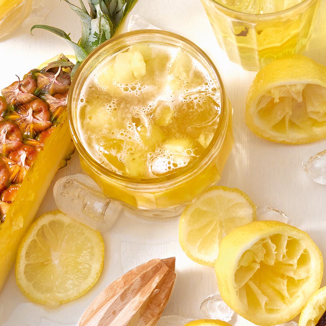 Ananas-Ingwer-Radler
