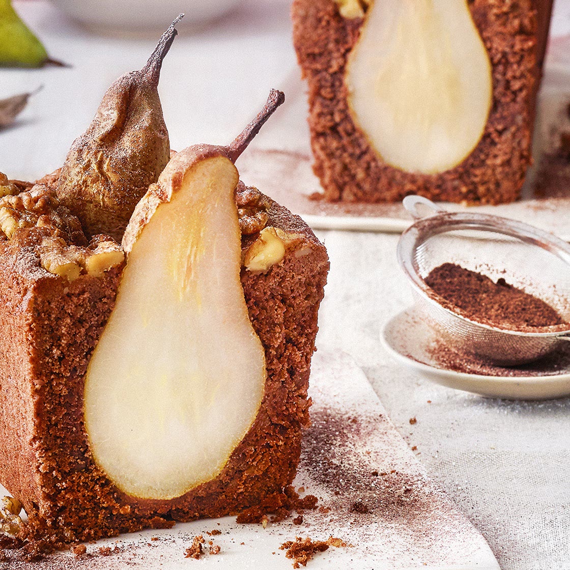 Birnen-Walnuss-Kuchen