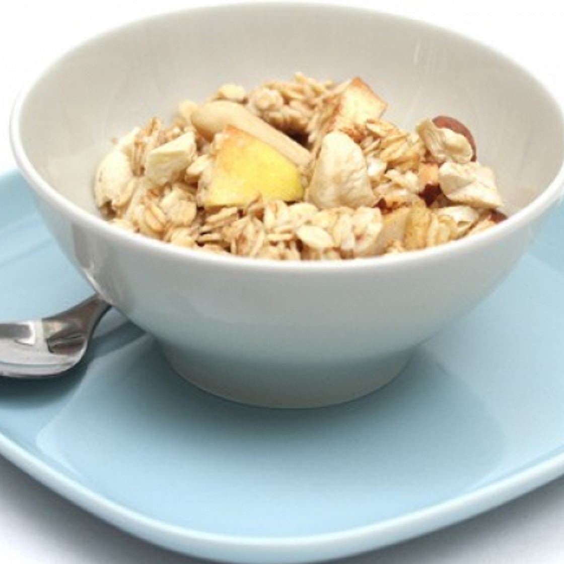Haferflocken Frühstück mit Nüssen