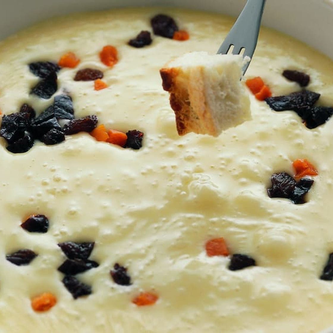 Dörrfrucht-Fondue