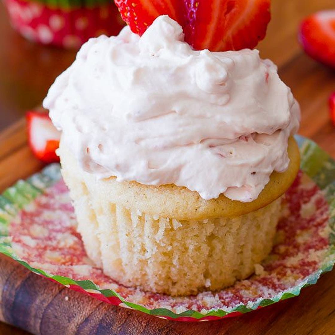 Strawberry Shortcake Cupcakes