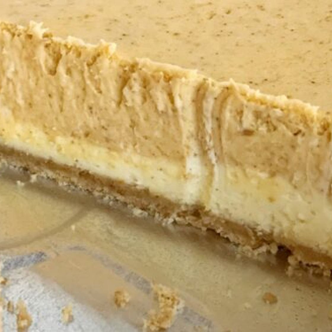 Double Layer Pumpkin Cheesecake Pie