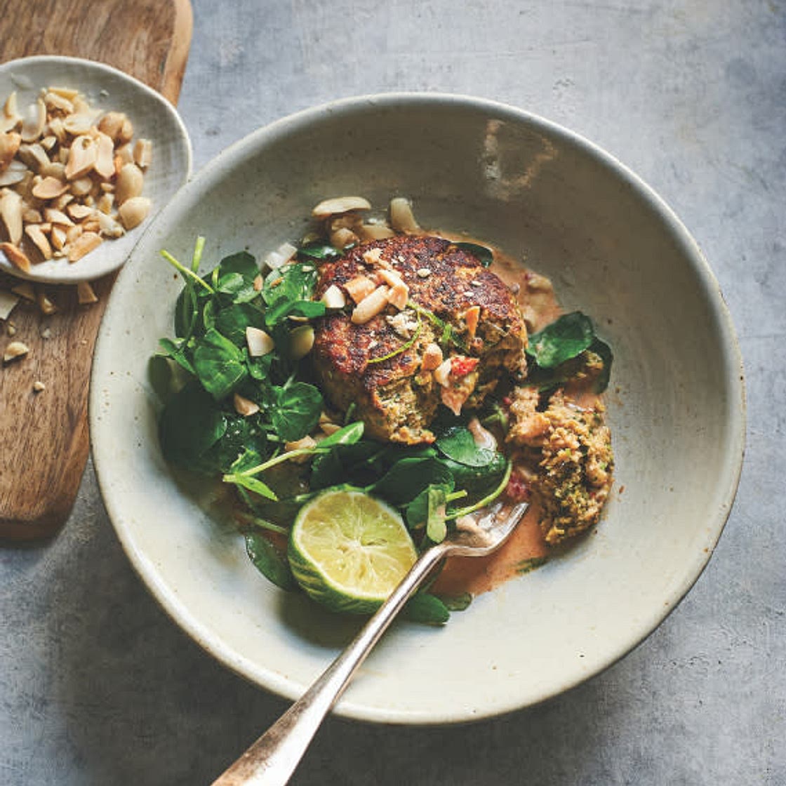 Thai Style Salmon Burgers