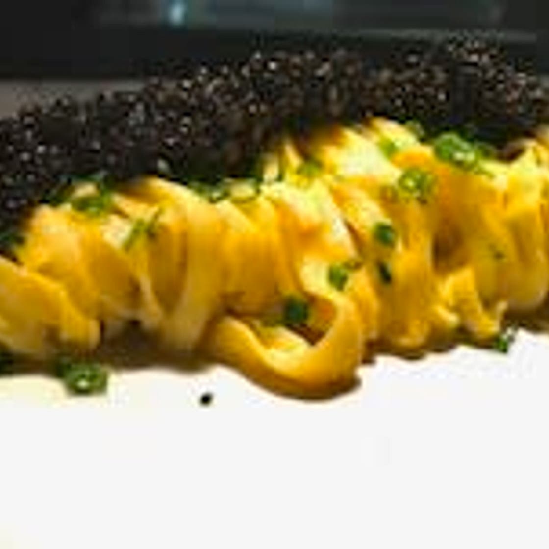 Adam Sobel's Bona Fortuna Spaghetii with Dungeness Crab, Meyer Lemon, Black River Osetra Caviar