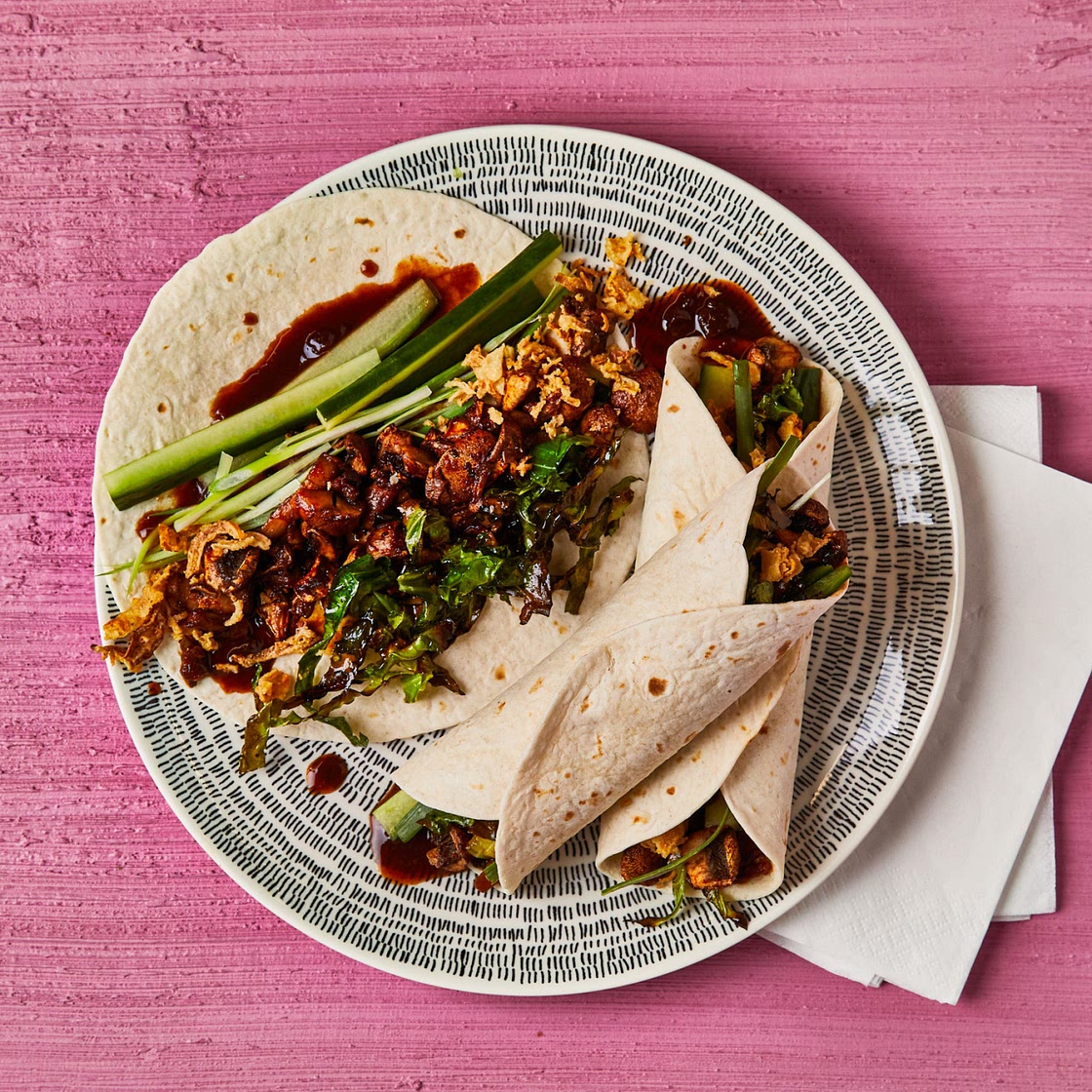Hoisin tortilla wraps