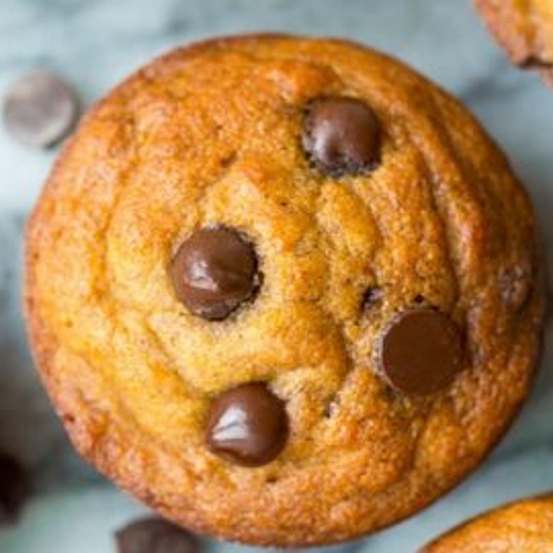 Chocolate Chip Paleo Banana Muffins