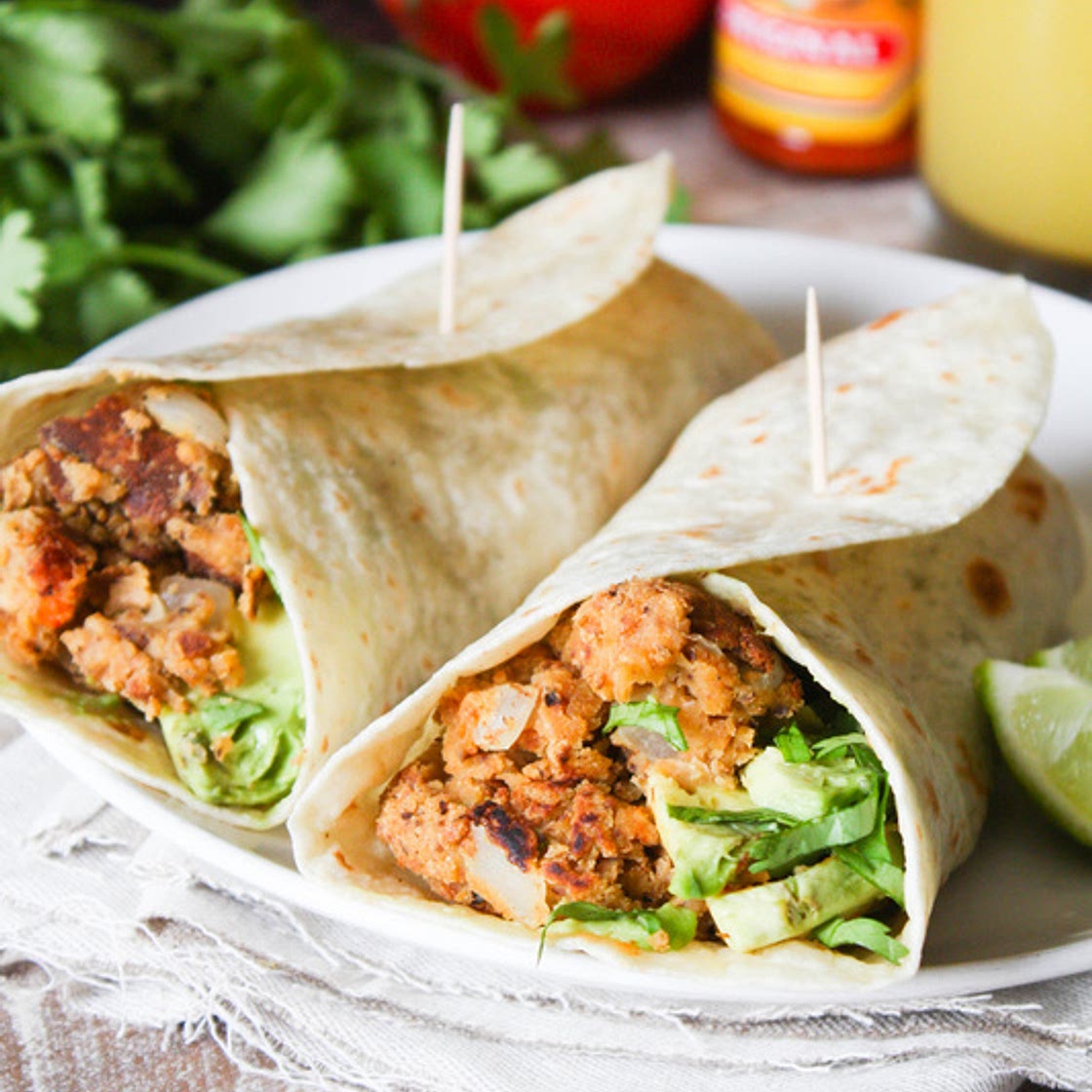 Easy Chickpeasy Breakfast Burritos