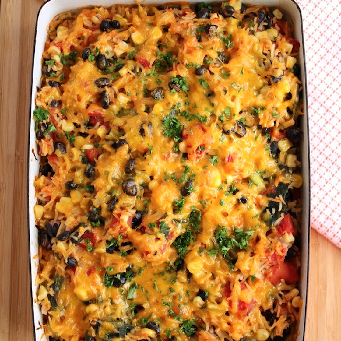 Rice and Black Bean Casserole