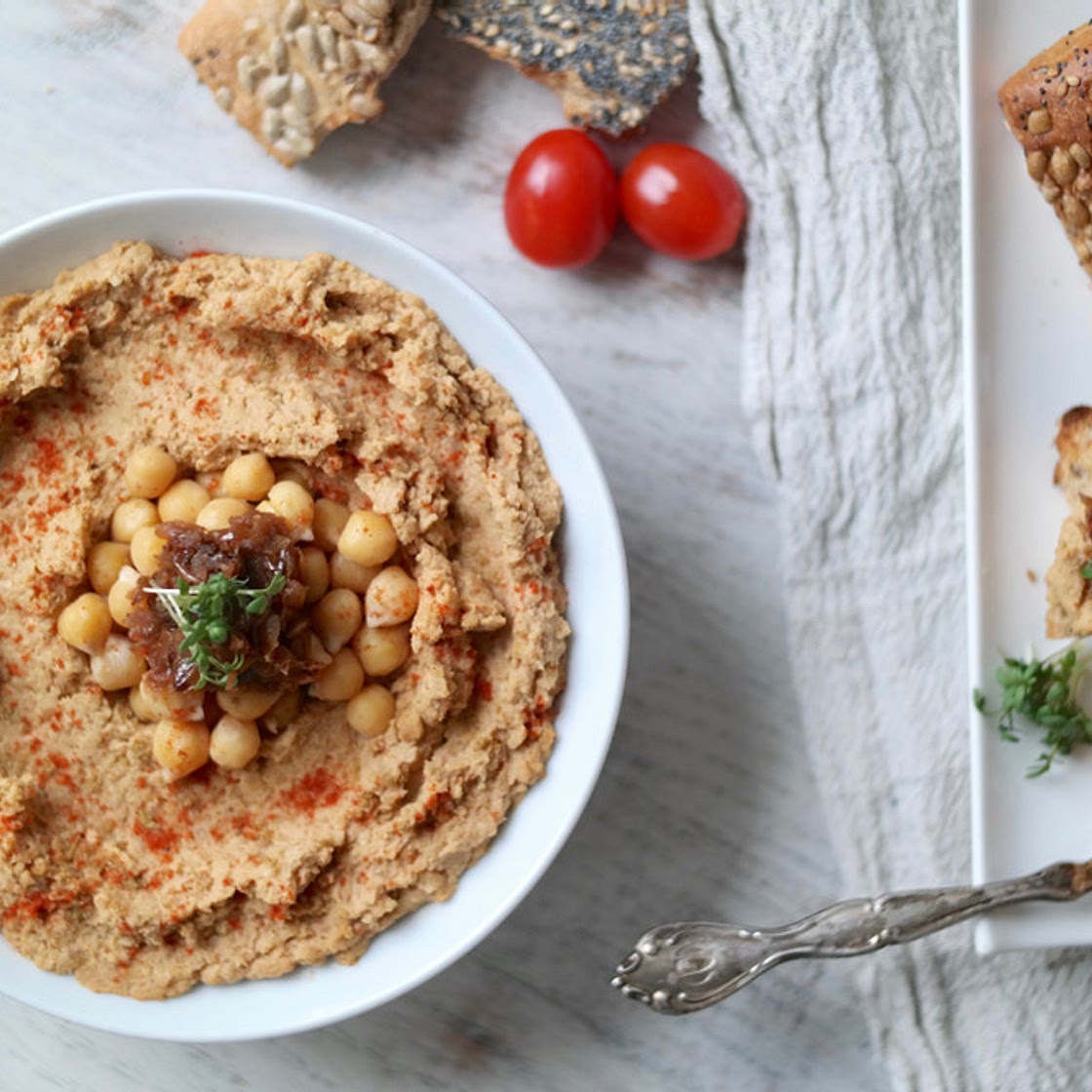 Caramelized Onion & Balsamic Hummus