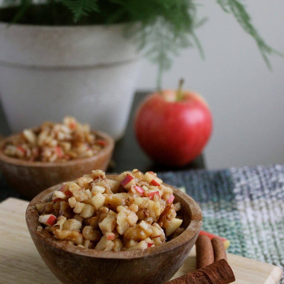 Caramelized Apple & Walnut Confection
