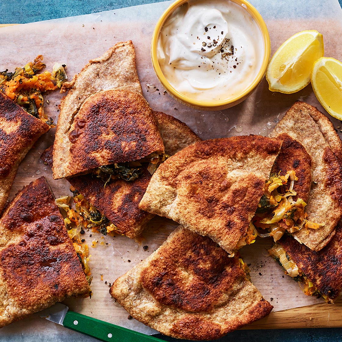 Bolani (Afghani-style stuffed flatbreads)