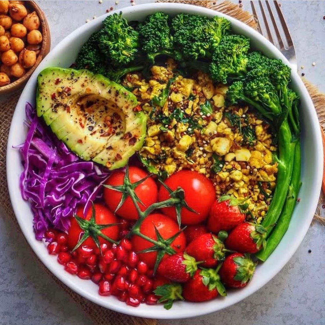 Scrambled Tofu Breakfast Bowl by @foodpassionical