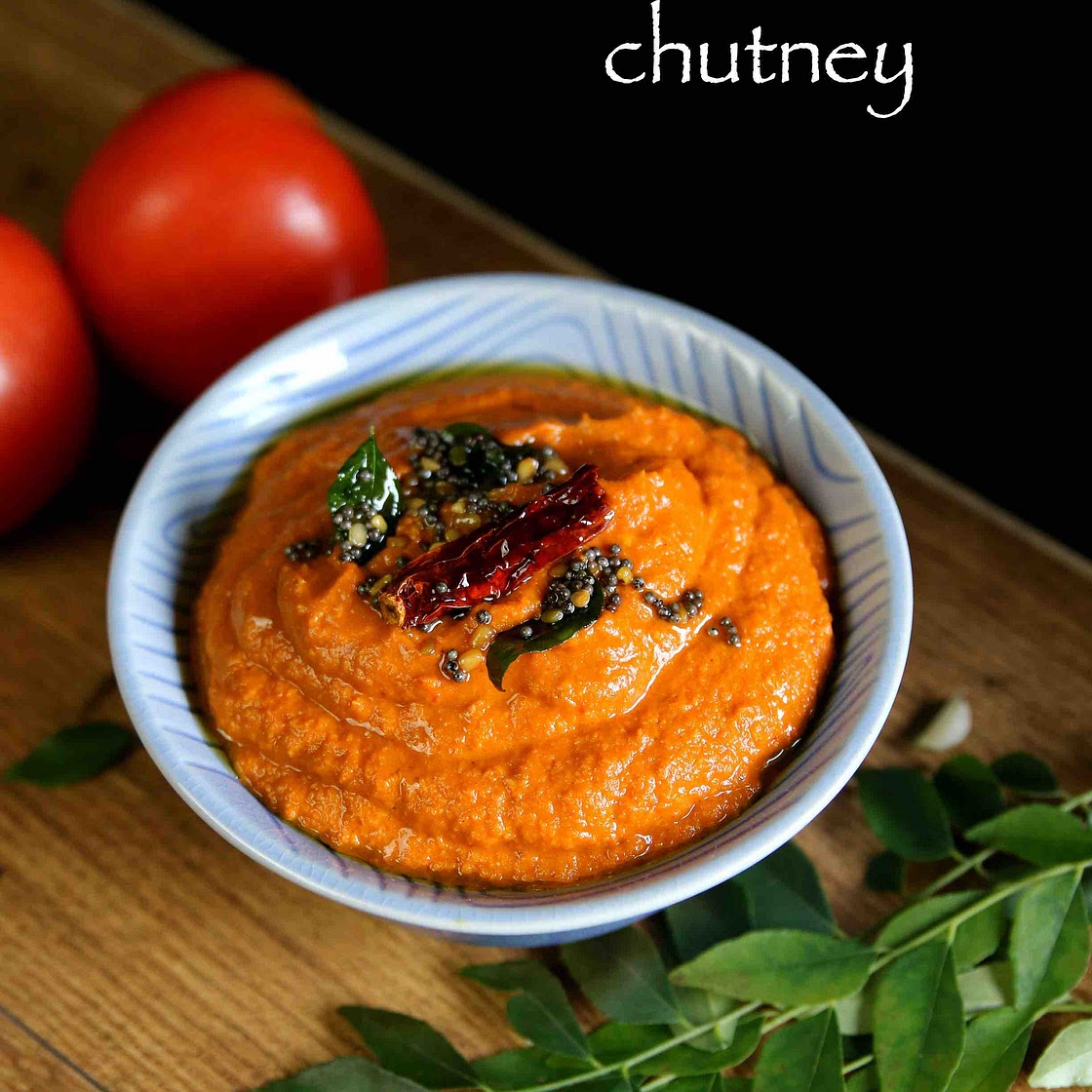 onion tomato chutney recipe | tomato onion chutney recipe