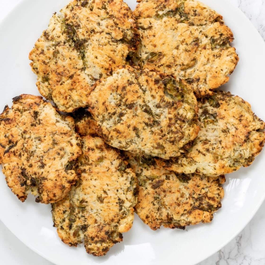 Broccoli Potato Hash Browns (100% plant-based) - HealthyGirl Kitchen