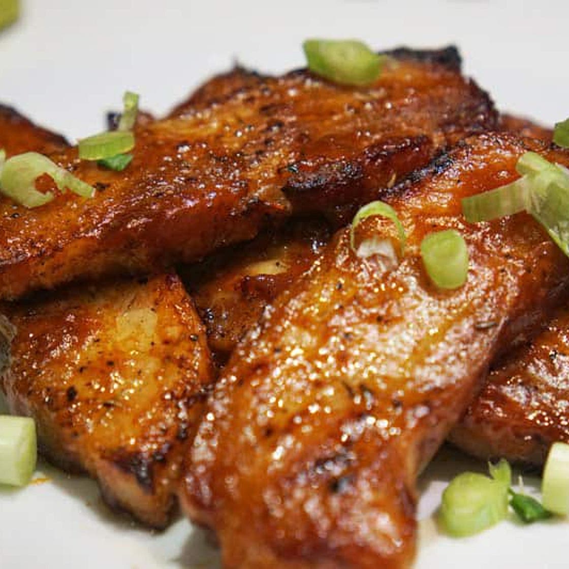 BBQ Pork Belly Strips