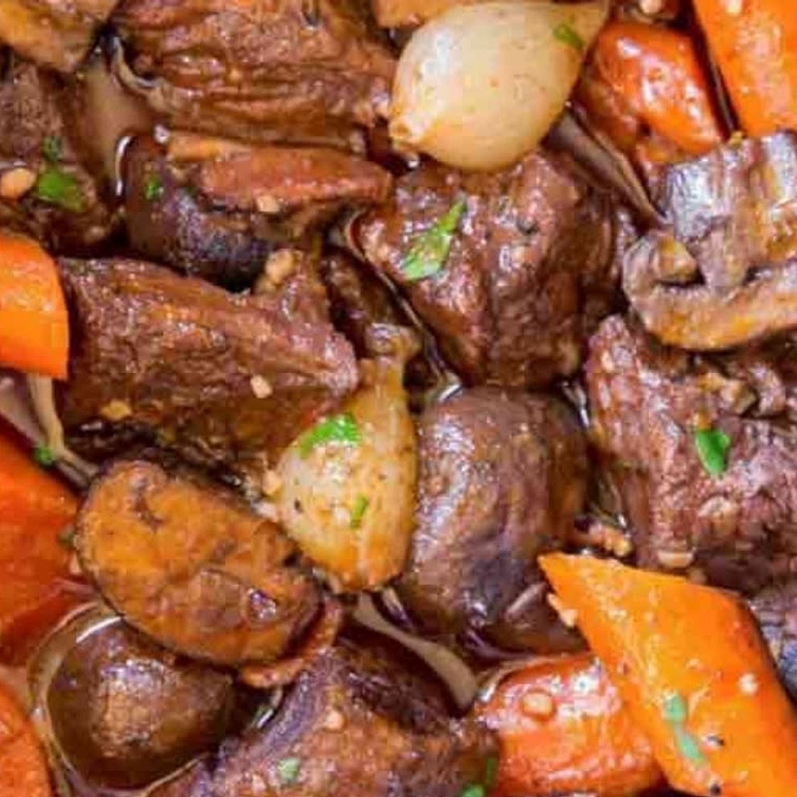 Slow Cooker Beef Bourguignon