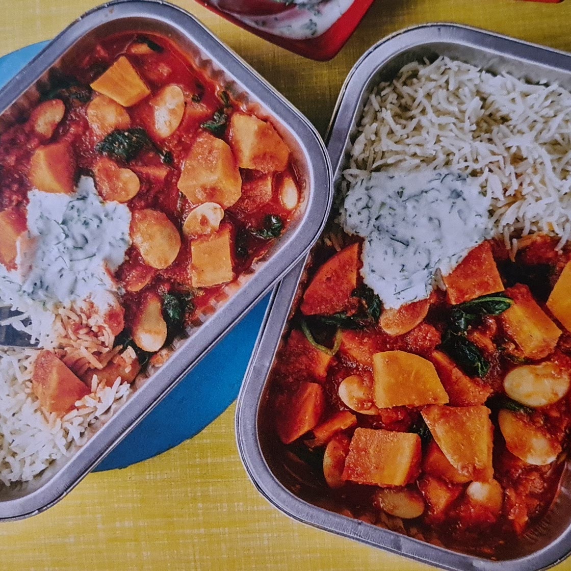 BUTTER BEAN and SWEET POTATO tikka masala