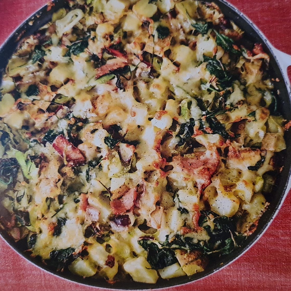 LEEK and BACON TARTIFLETTE