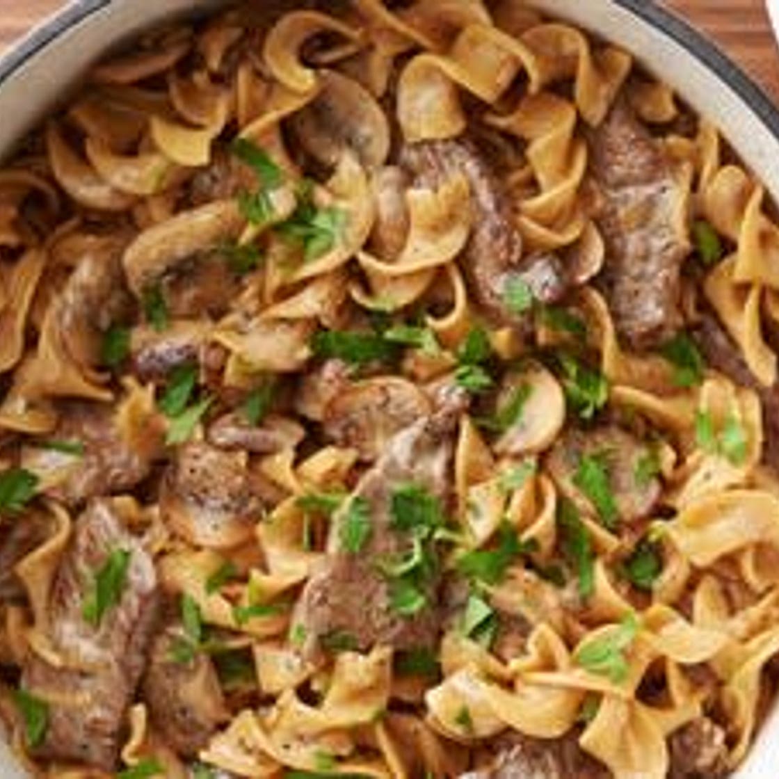Beef Stroganoff