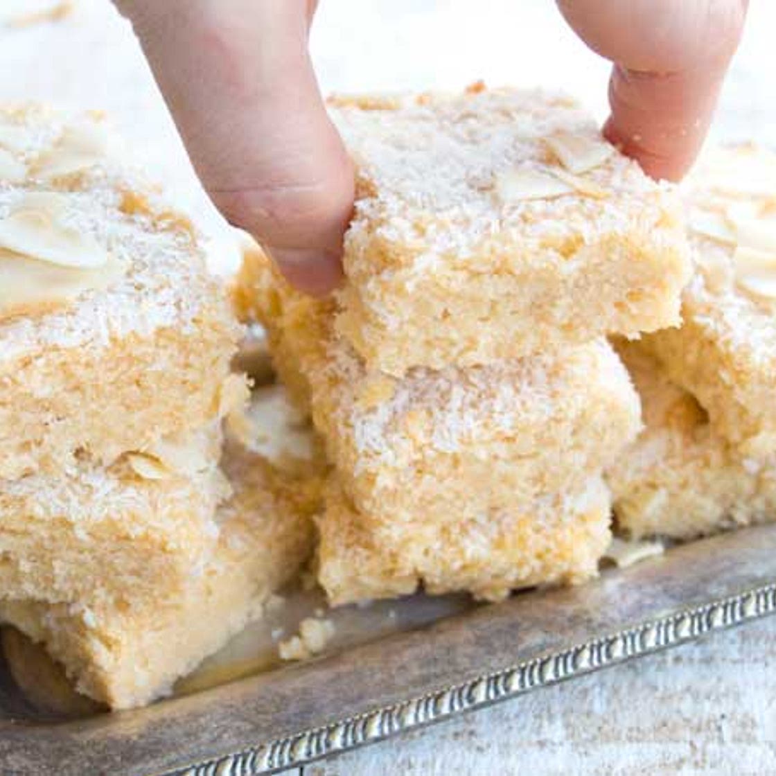 Keto Coconut Blondies