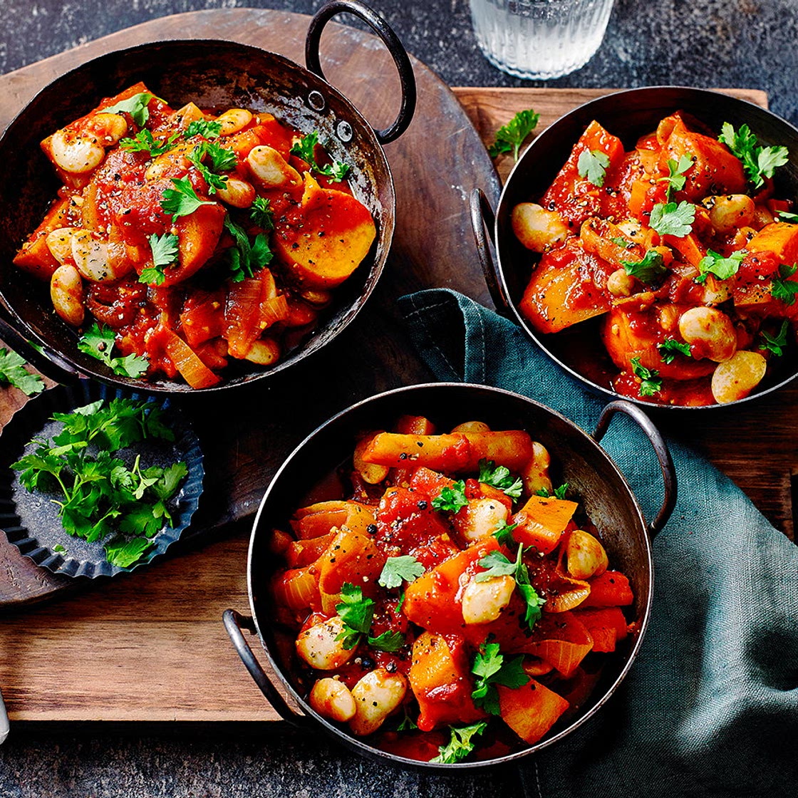 Winter root vegetable tagine