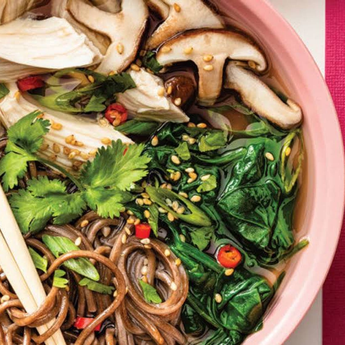 Ramen-Style Ginger Chicken Noodle Soup Recipe | Yummly