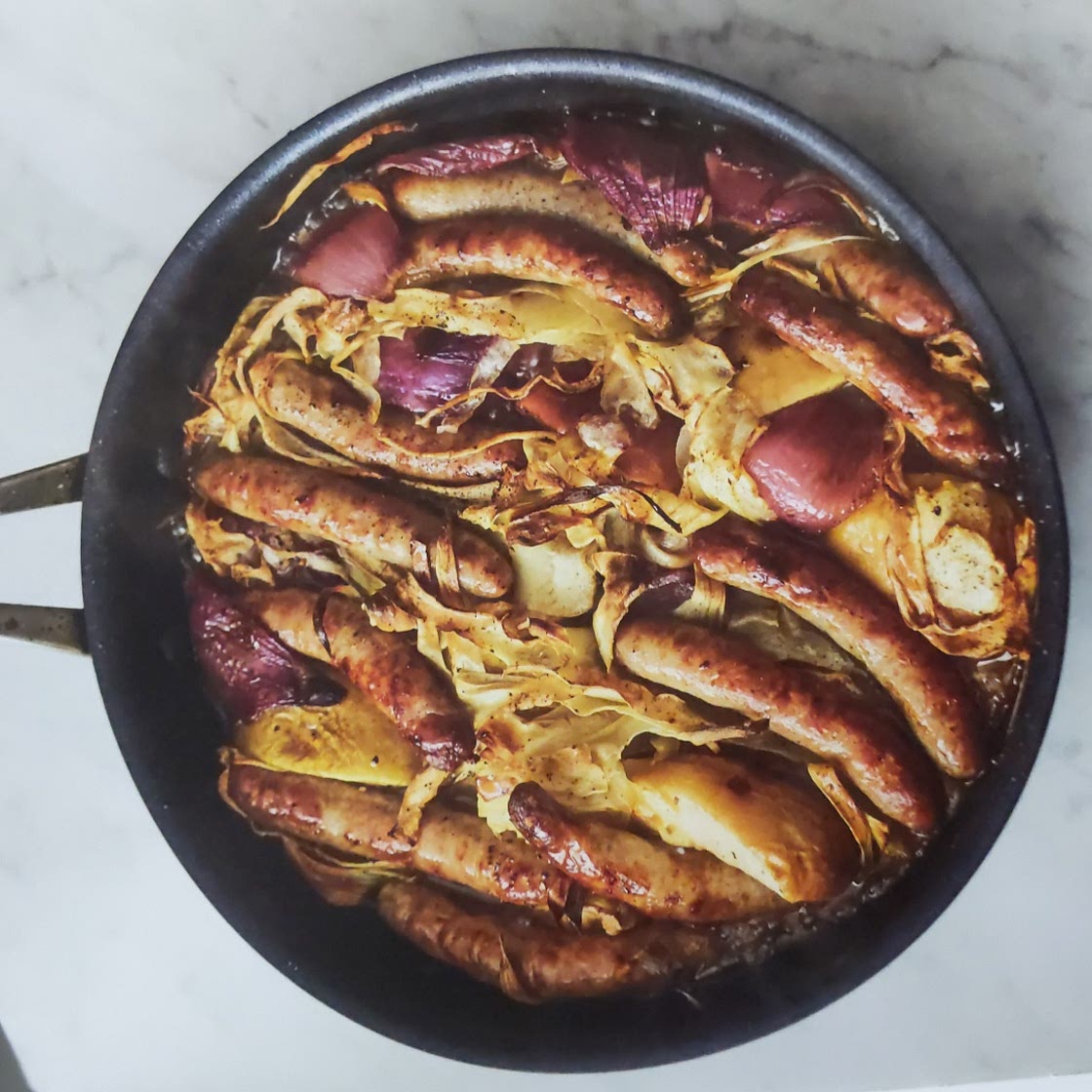 SAUSAGE & APPLE BAKE (Jamie Oliver)
