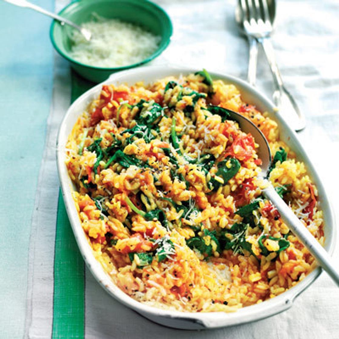 Roasted tomato risotto