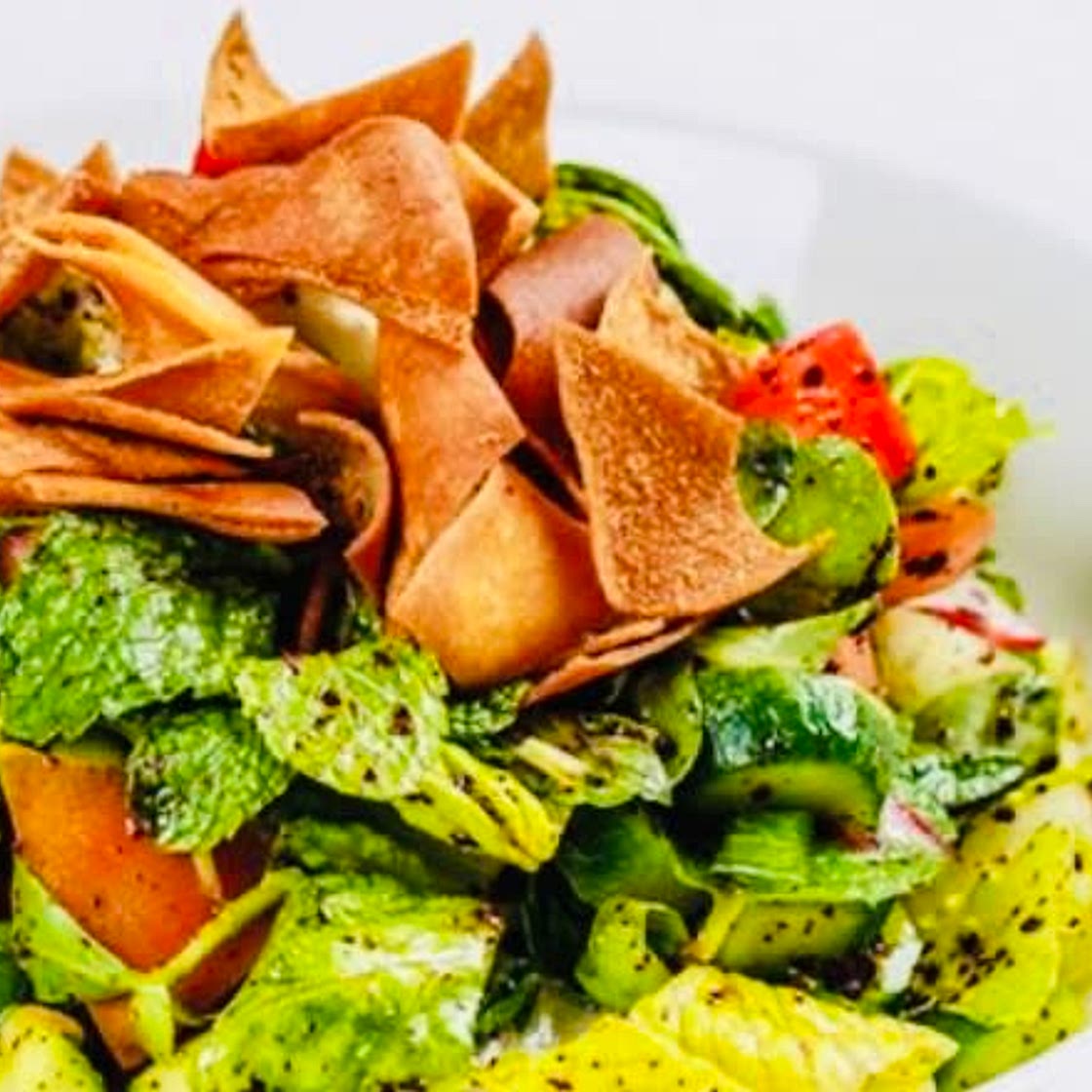 Lebanese Fattoush Salad فتوش