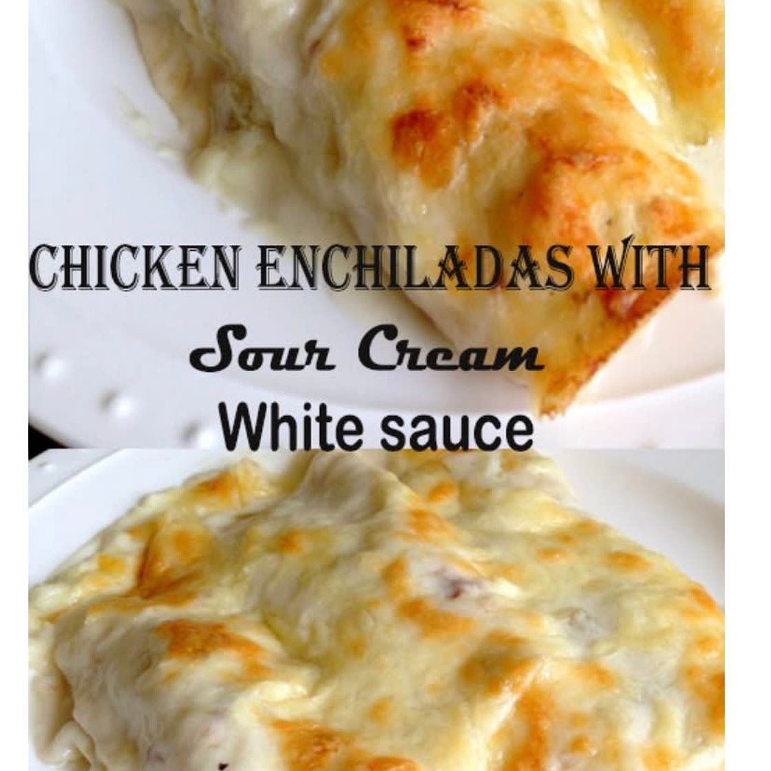 White enchiladas