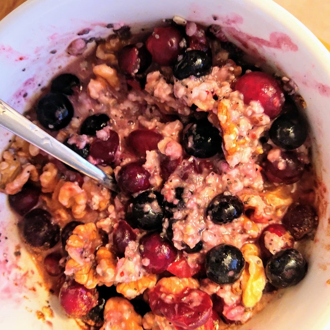 Blueberry Cranberry Oatmeal