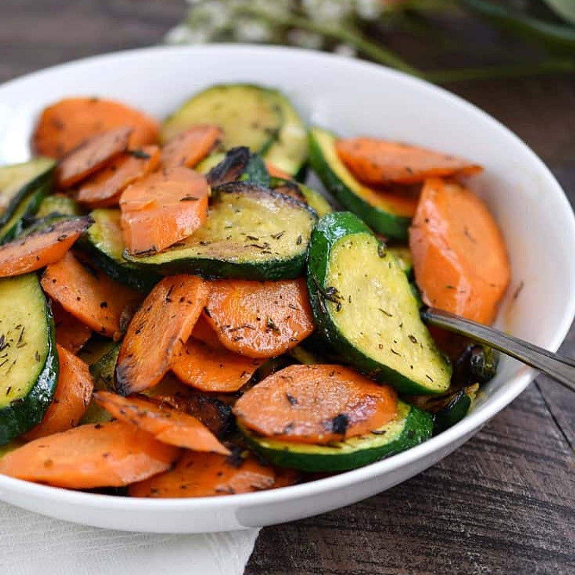 Sauteed Zucchini and Carrots
