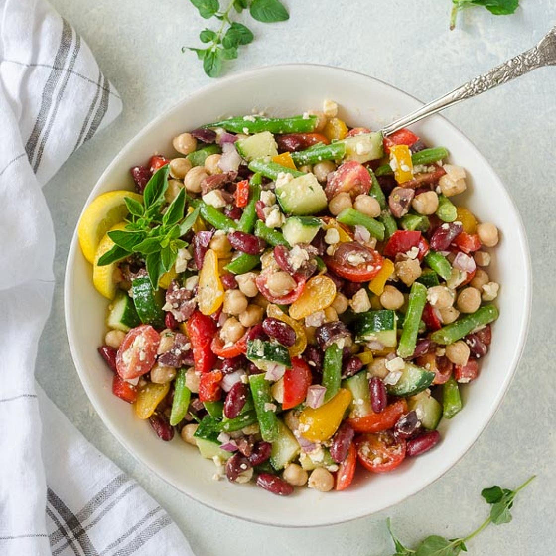 Greek Three Bean Salad