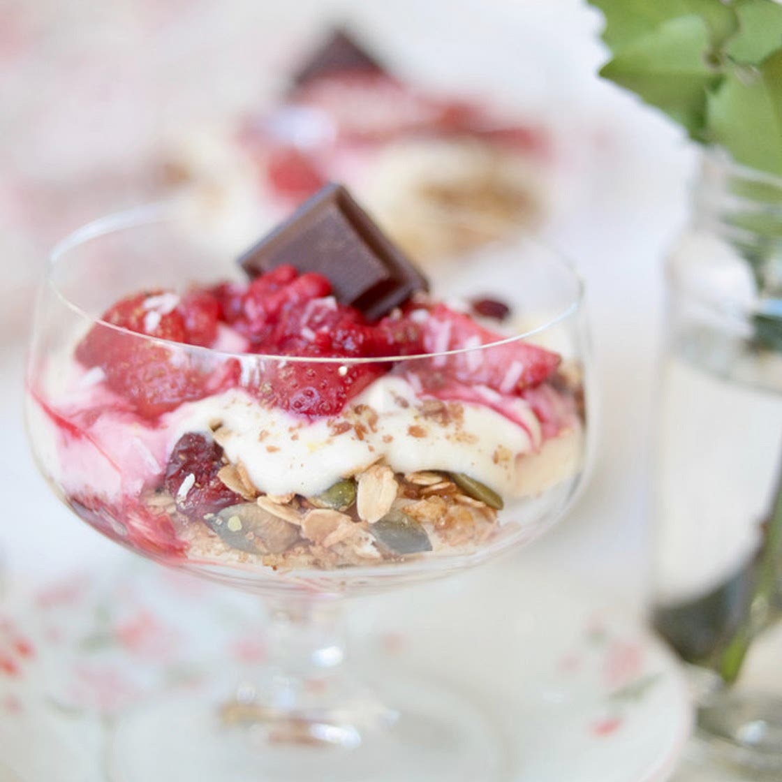 Mixed Berry & Granola Yogurt Parfait