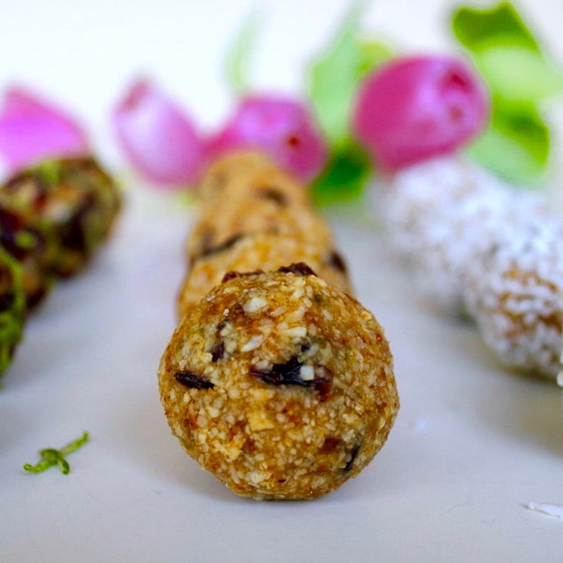 Cranberry Lime Bliss Balls