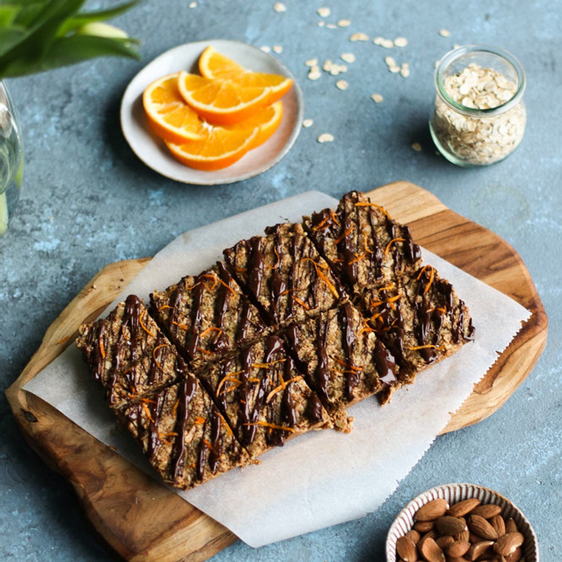 Orange High-Energy Oat Bars