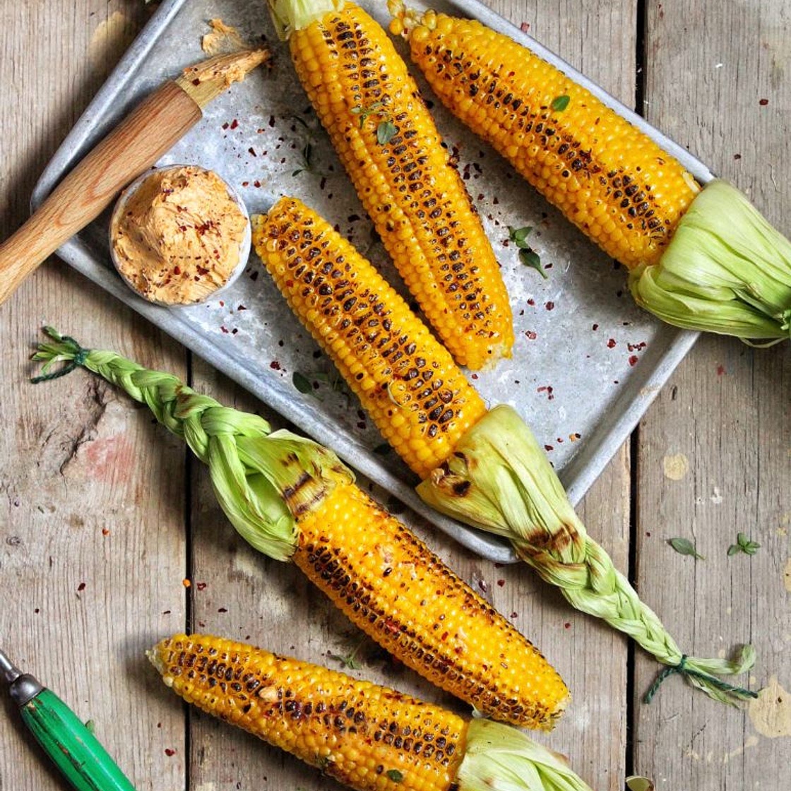 Grilled Corn on the Cob - Avant-Garde Vegan