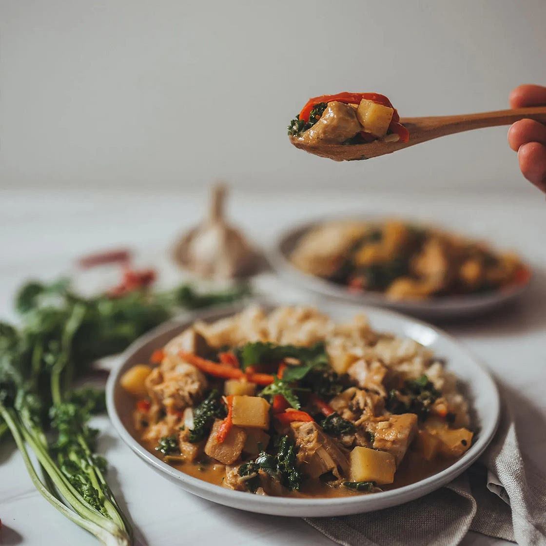 Vegan Chickpea Jackfruit Curry