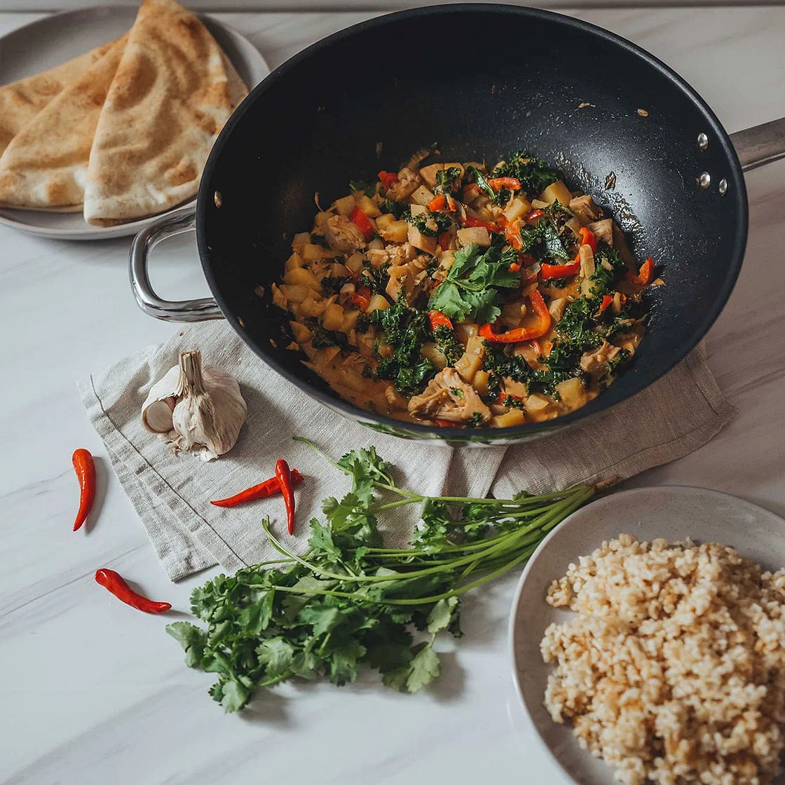 Vegan Chickpea Jackfruit Curry