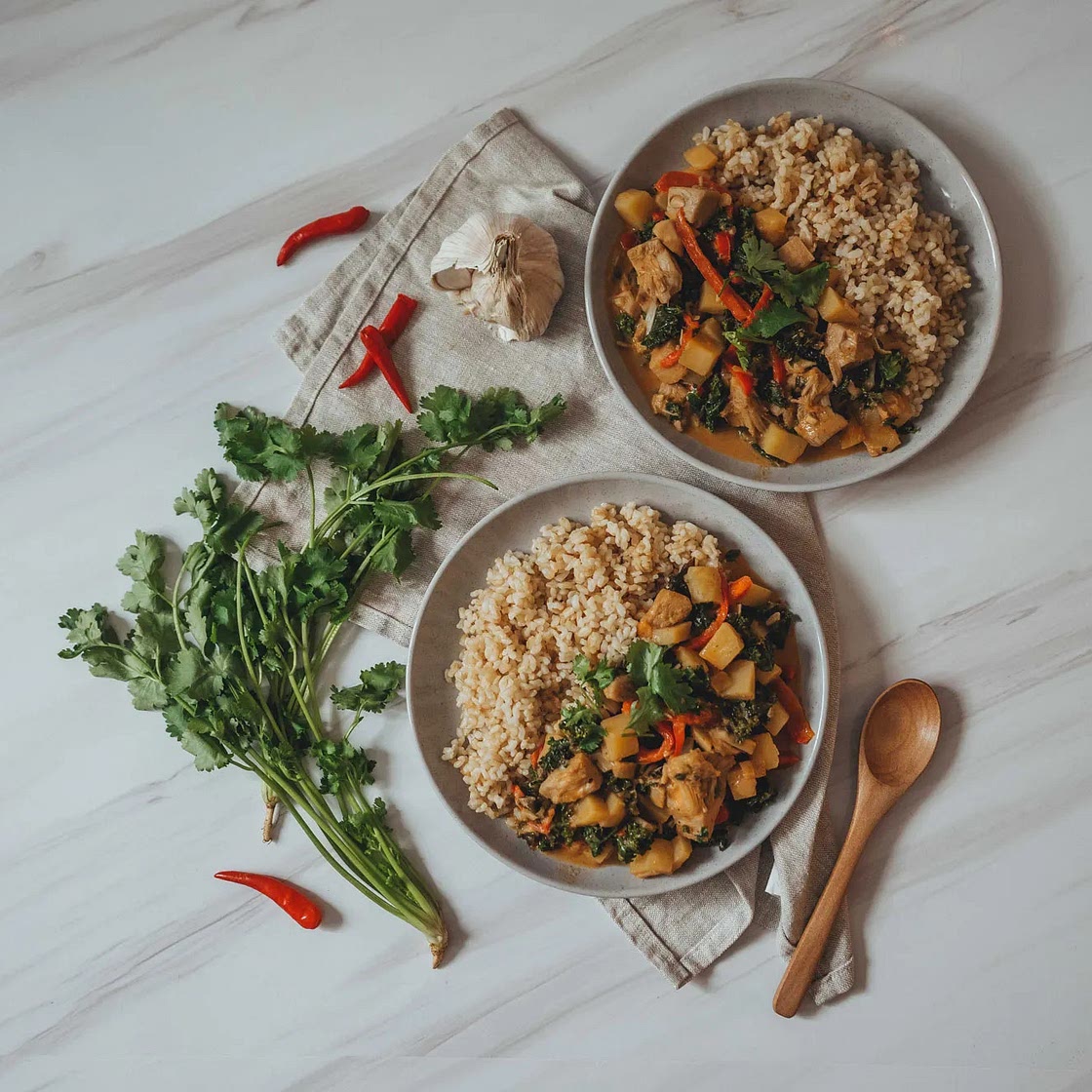 Vegan Chickpea Jackfruit Curry