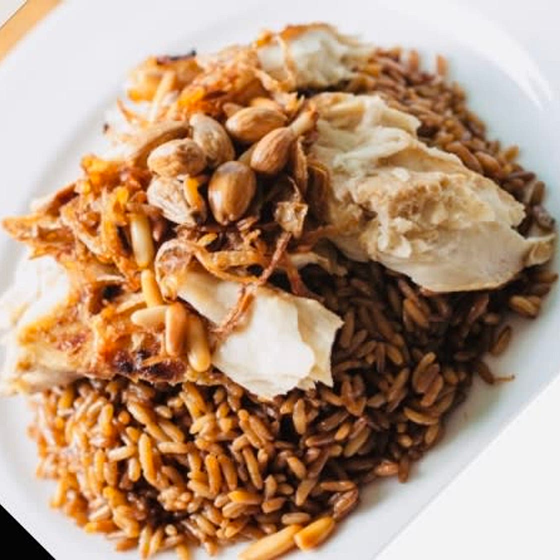 Sayadiyeh صياديّة سمك (Lebanese Fish and Rice)