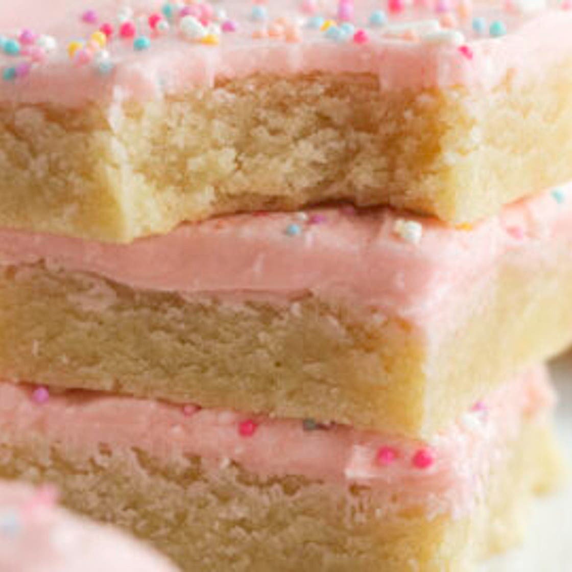 Frosted Sugar Cookie Bars