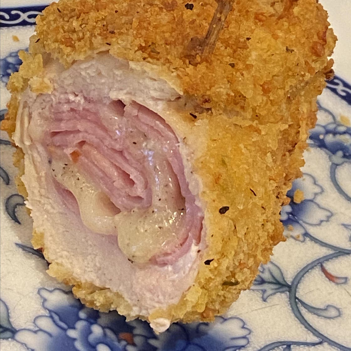 Air Fryer Chicken Cordon Bleu