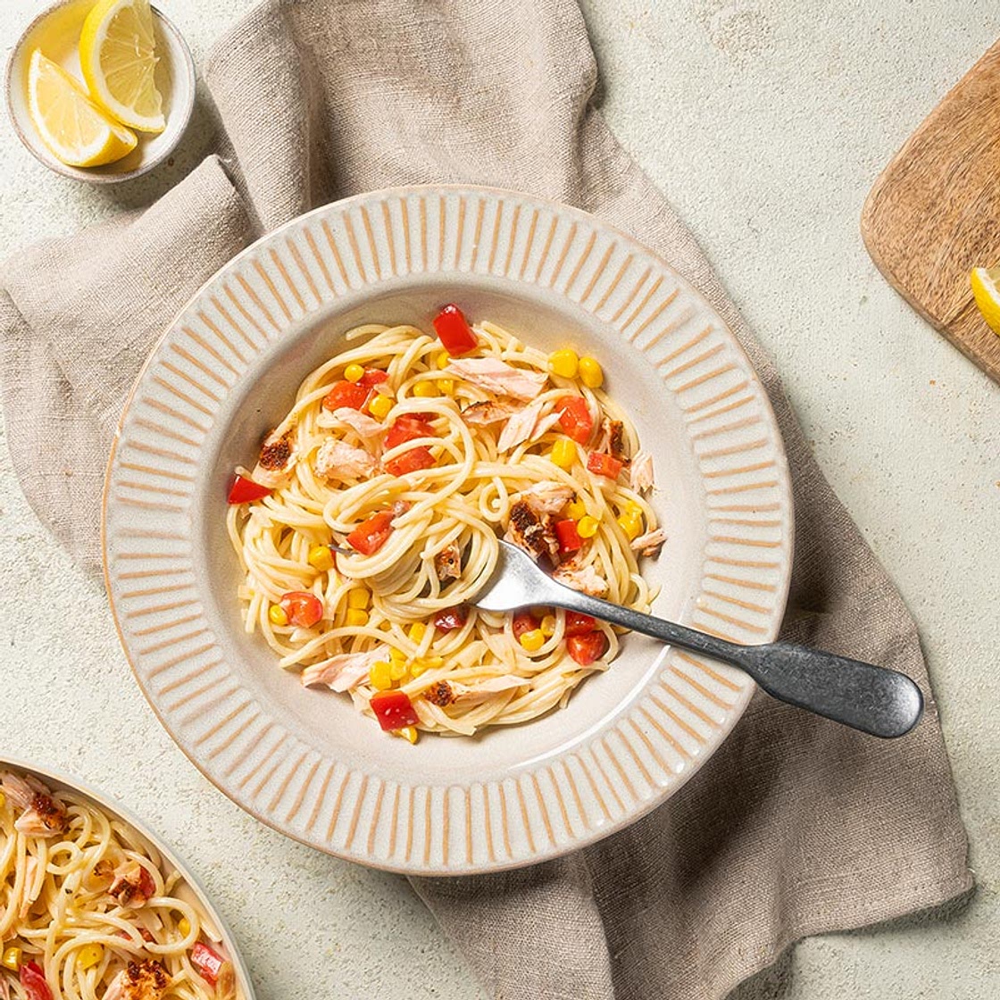 Cajun Salmon Pasta