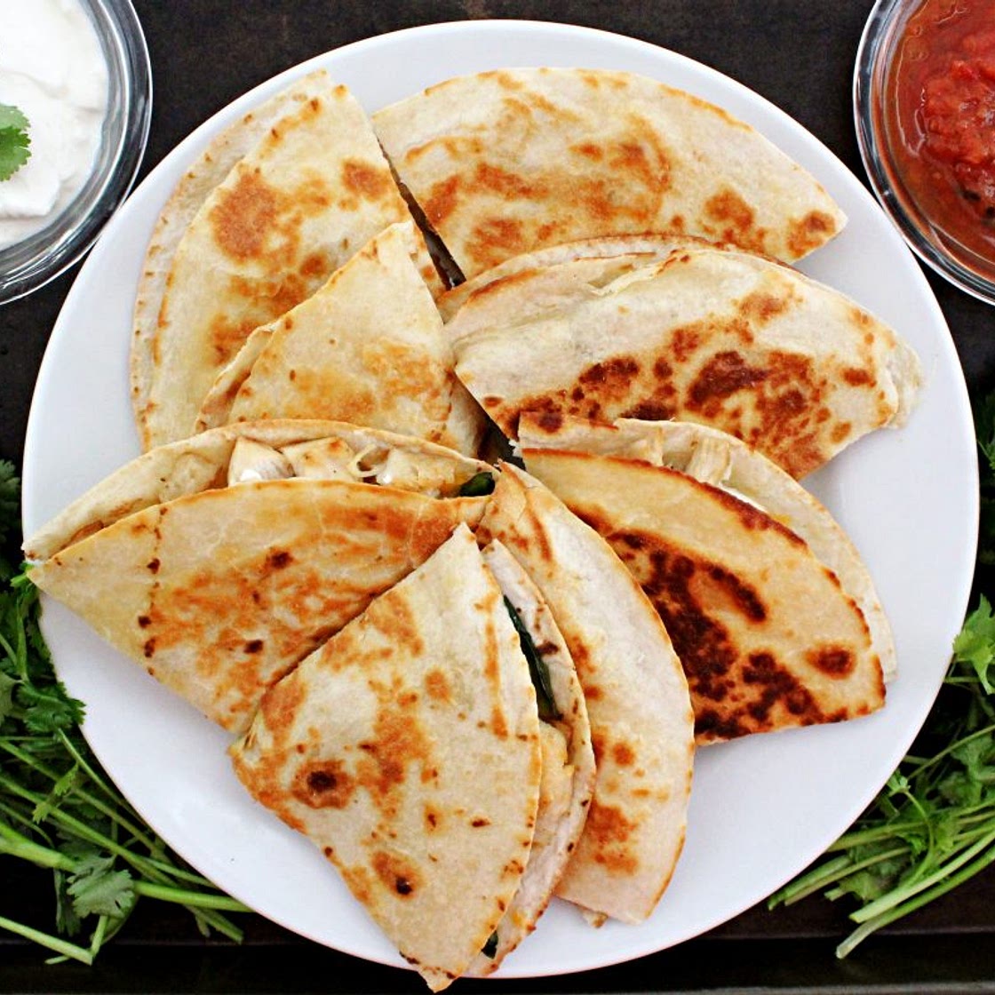 Chicken Fajita Quesadillas