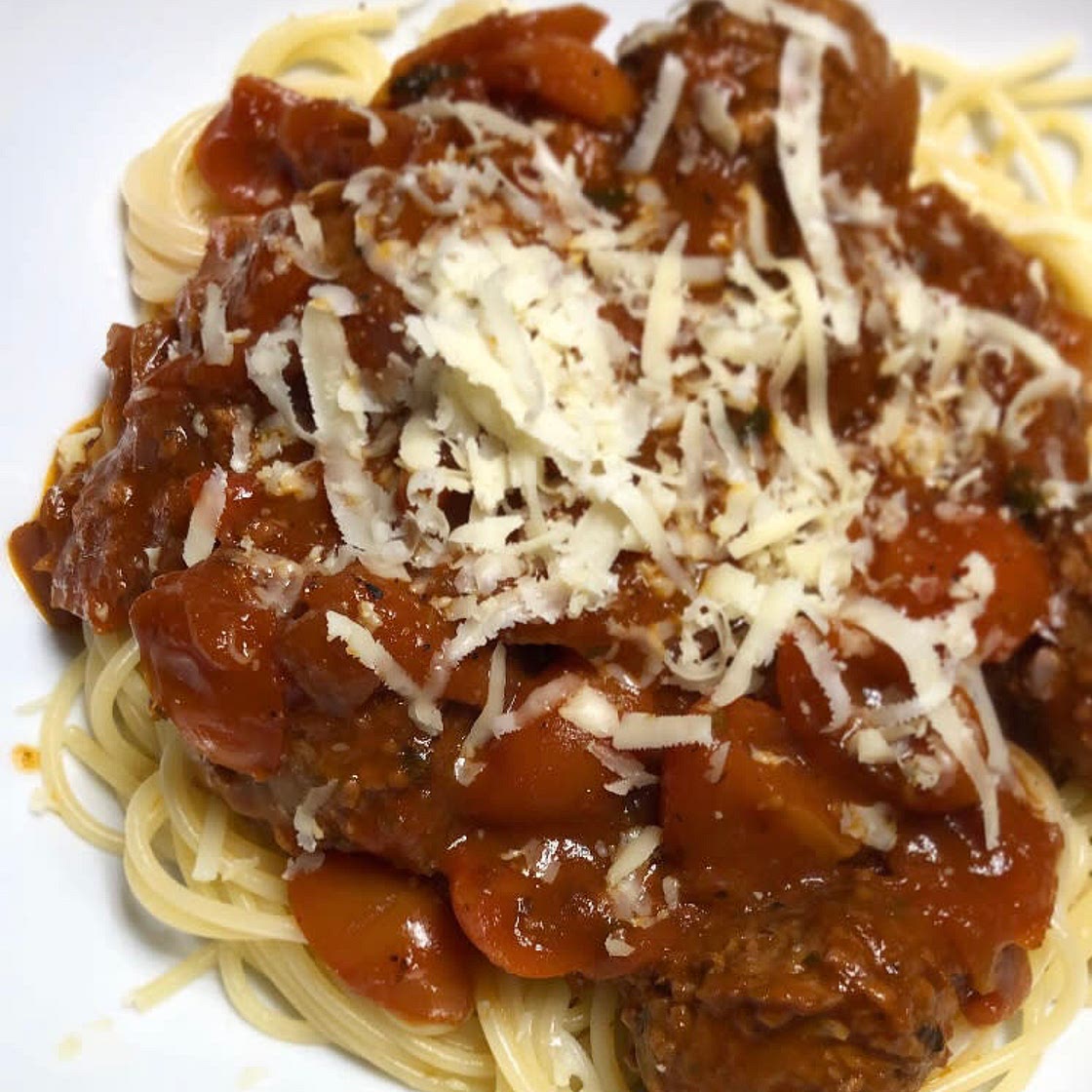 Spaghetti meatballs 